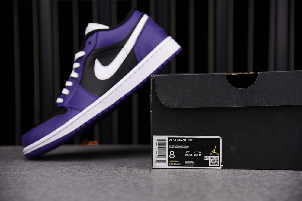 AIR JORDAN 1 LOW Black Toe